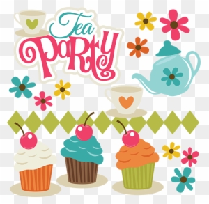 Tea party, girl clipart – MUJKA CLIPARTS