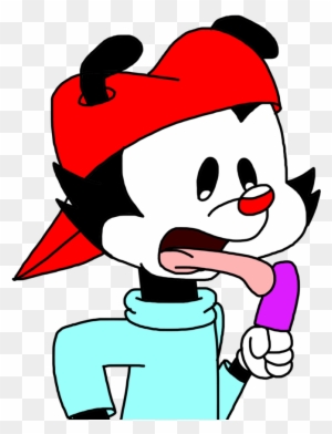 Wakko With Popsicle Stuck In Tongue By Marcospower1996 Comics Free Transparent Png Clipart Images Download