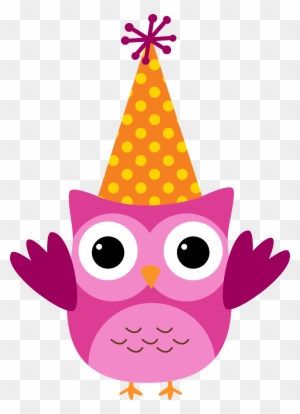 Happy Birthday Owl Party Decor Clipart Clip Art Vectors Commercial And