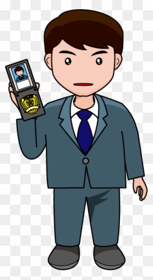 clip art de detective de policía