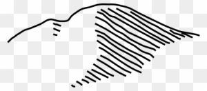 Hill Simbol Clip Art - Line Drawing Of A Hill