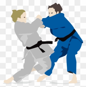 cartoon judo clipart