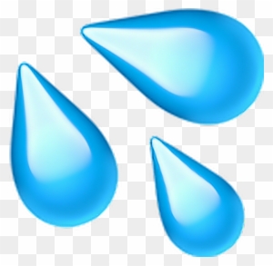 Waterdrops Sweatdrops Drops Water Emoji - Sweat Droplets Emoji - Free ...