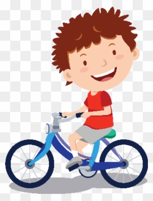 Cycling Clipart Little Boy - Bikes Through The Ages - Free Transparent ...