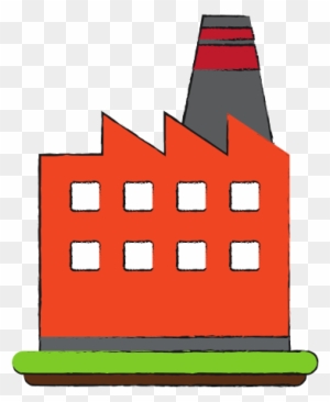 types of factory building clipart