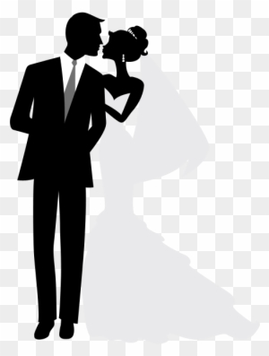 african american bride and groom clipart cartoon