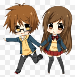 Chibi Png Transparent Images  Anime Chibi Girl And Boy  463x597 PNG  Download  PNGkit