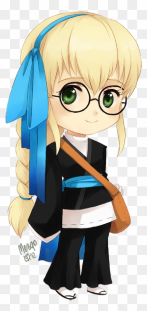 Kawaii Menina Professora Loira Png Fofa Chibi - Desenho De Boneca