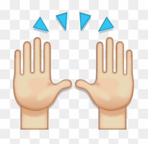 Hand Clipart Emoji - Praise Hands Emoji Png
