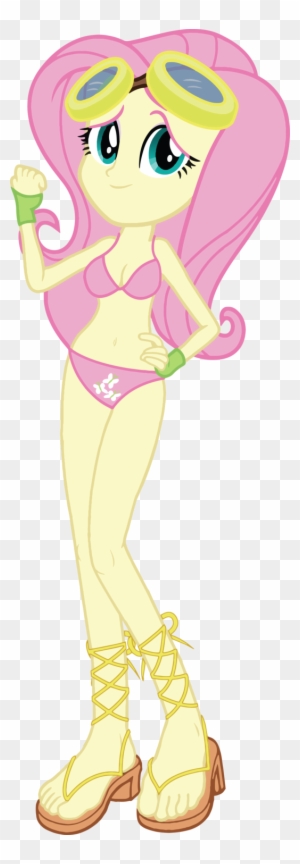 Fluttershy Sexy Bikini By Hendro107 Mlp Anthro Fluttershysexy Free