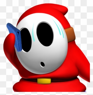 Shy Guy - Super Mario Bros Characters - Free Transparent PNG Clipart ...