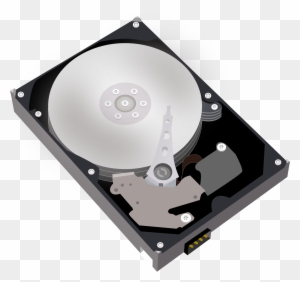 Nice Clip Art Of The Inside Of A Hard Disk Is In The - Hard Disk .png ...