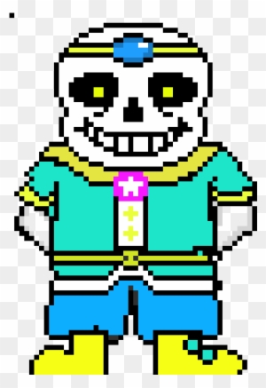 Outertale Sans Sprite - Outertale Sans Pixel Art, HD Png Download -  852x1111(#202258) - PngFind