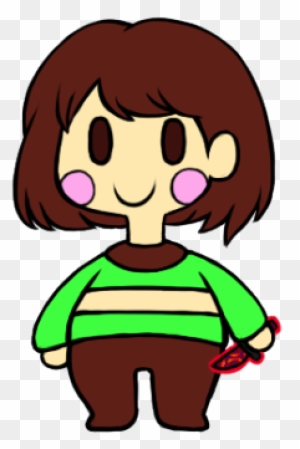 Actuallykc 27 2 Chara Knife Undertale Chara With Knife Free Transparent Png Clipart Images Download