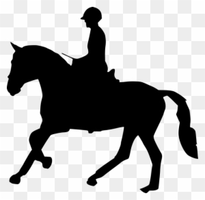 Silhouette, Horse Racing, Horse Head, Horse Logo - Horse Rider Head Silhouette