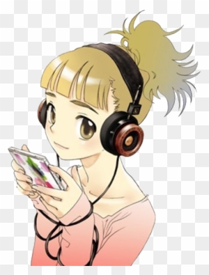 Girl Headphones Silhouette Decal Girl With Headphone Silhouette Free Transparent Png Clipart Images Download - anime girl with headphones 128x128 roblox