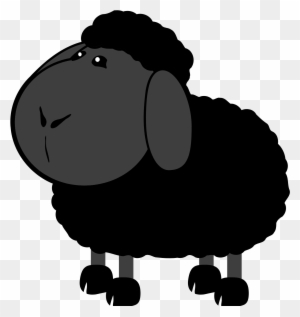 Huge Black Sheep - Black Sheep Of The Family - Free Transparent PNG ...