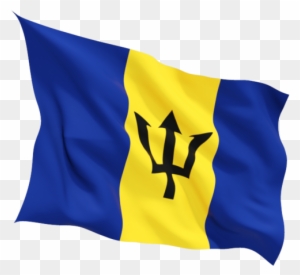 Illustration Of Flag Of Barbados - Outline Of Barbados Flag - Free ...