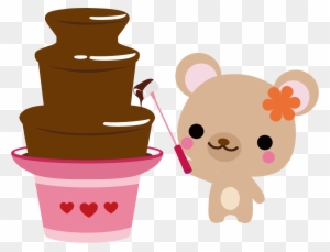 fondue au chocolat clipart flower