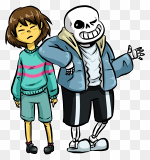 Frisk Happily Ate Their Fish But When They Noticed Sans The Skeleton Legs Free Transparent Png Clipart Images Download - frisks creepy face roblox