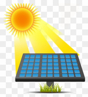 solar energy plant clipart