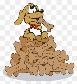 Dog Eating Food Clipart