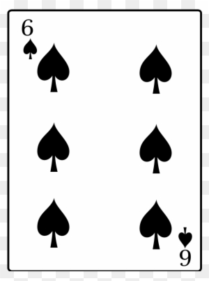 Free 6 Of Spades - Spades - Free Transparent PNG Clipart Images Download