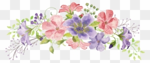 Flowers Watercolor Painting - Aquarela Pintura Flores Png - Free ...