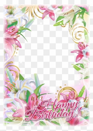 Happy Birthday Frame Clipart, Transparent PNG Clipart Images Free ...