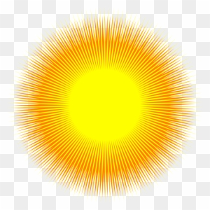 Heat Clipart Matahari - Black And White Sun Clipart - Free Transparent