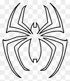 Spider-Man logo, Spider-Man YouTube Stencil, spider, leaf, heroes, logo png  | PNGWing