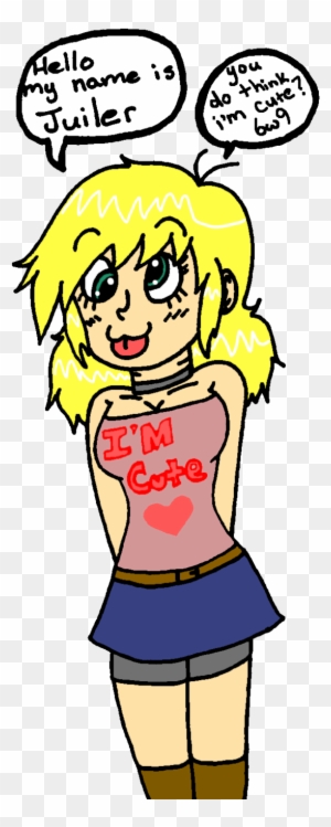 dumb blonde clipart