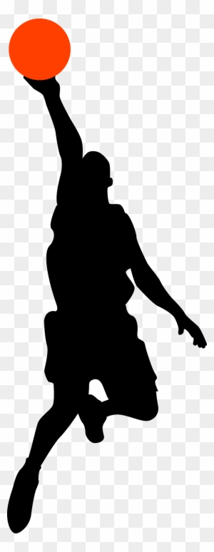 Basketball Jump Shot Sport Clip Art - Basketball Player Silhouette ...