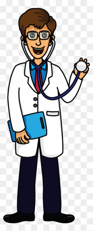 Coloring Page Outline Of cartoon doctor Stock Vector by ©Oleon17 114145686