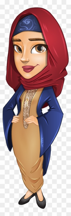 arabic girl clipart mycutegraphics