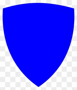 Blue Blank Shield Logo