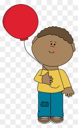 Black And White Boy Holding A Balloon - Boy Holding Balloon Clipart ...