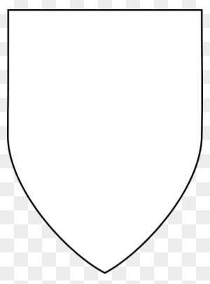 Knight Shield Template For Kids - Shield With Four Quadrants - Free