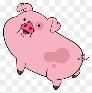 Pig Clipart Transparent - Waddles From Gravity Falls