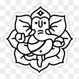 Lovely Black And White Images Of Lord Ganesha Ganesh - Outline Images Of Ganesha