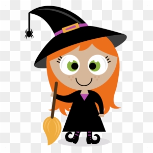 Witch-girl Is Just A Bundle Of Joy She Has A Great - Cute Halloween Witch Clipart