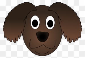 Adorable Clipart Brown Puppy - Old Dog Head Animated - Free Transparent ...