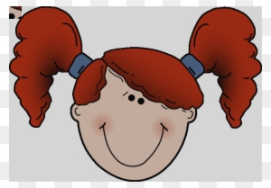 a happy girl clipart face