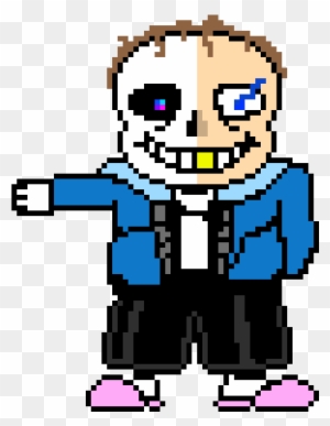 Prisoner Astraytale Sans - Sans Undertale Minecraft Pixel Art