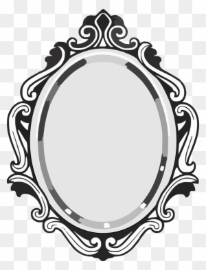 Standing mirror illustration. Big standing mirror. vintage interior. sketch  illustration isolated on white background. | CanStock