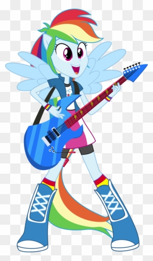 Rd Plays The Guitar By Thisismyphotoshoppin - Rainbow Dash And Guitar ...