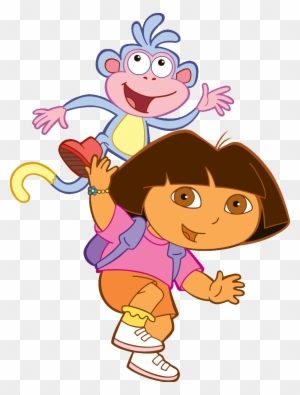 Cartoon Characters Dora The Explorer Png For - Dora And Boots