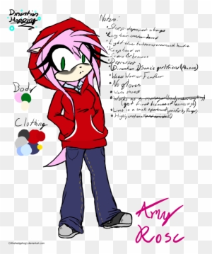 Amy Rose Sonic Png, Transparent Png - 1000x1418 PNG 