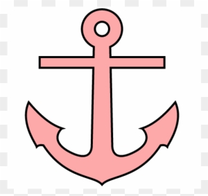 hot pink anchor clip art