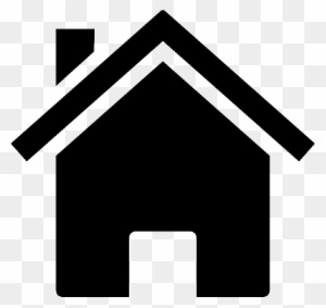 Home House Silhouette Icon Building - Transparent Background Home Icon